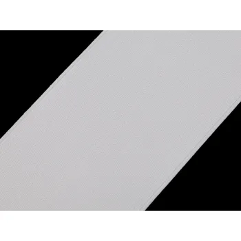 Pruženka tkaná šíře 80 mm, barva 2 bílá