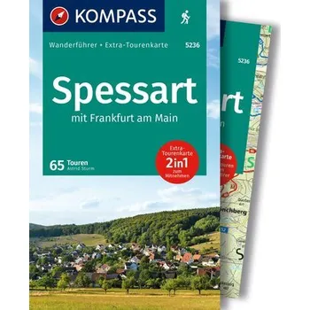 Cestování KOMPASS Wanderführer Spessart, 65 Touren mit Extra-Tourenkarte