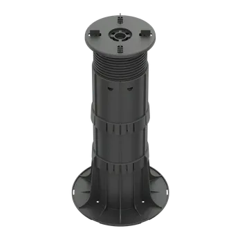 Rektifikační terč pod dlažbu se samonivelační hlavou H 330-430 mm (Nastavitelná výška od 330 mm do 430 mm | vyrovnaní sklonu až do 5% | nosnost 1500 Kg | základna Ø 200 mm | samonivelační hlava Ø 130 mm | spára 4 mm | samonivelační terče doporučujeme)