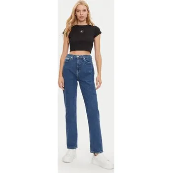 Calvin Klein Jeans Jeansy Authentic J20J224006 Tmavomodrá Straight Fit 27_32