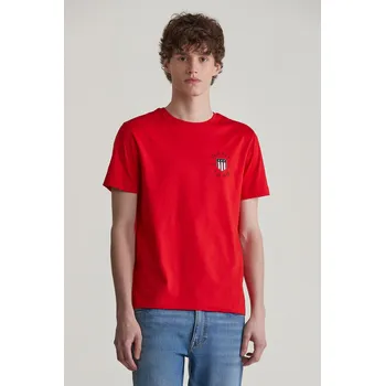 TRIČKO GANT PRINT SS TSHIRT BRIGHT RED