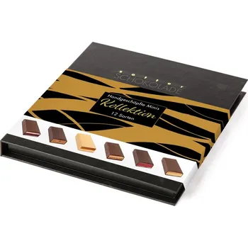 Čokoláda Zotter Bio kolekce ručně dělaných čokoládek Zotter, 12 druhů