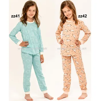 Dívčí pyžamo TARO Dívčí pyžamo Abi3273 Barva: zz42-marhuľová, Velikost: 98