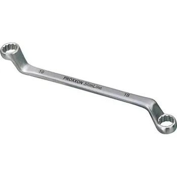 Sada nářadí Proxxon 23874 - Klíč očkový vyhnutý 75° 10x11mm, chromovanadium, DIN838