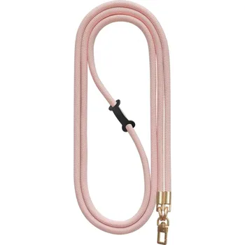 Luxusní šňůrka na mobil Royal Cord Gold světle růžová 8 mm