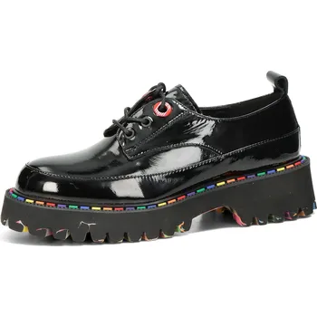 Dámské polobotky Robel dámské lakované polobotky - černé - 55C0497-BLKlak