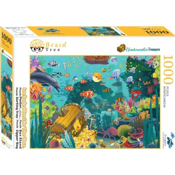 Puzzle Brain Tree Puzzle Poklad pod hladinou 1000 dílků