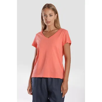 Dámské tričko TRIČKO CAMEL ACTIVE T-SHIRT CORAL RED