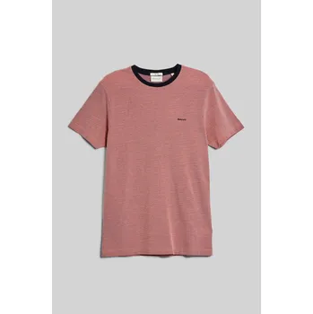 Pánské tričko TRIČKO GANT 4-COL OXFORD SLIM SS T-SHIRT SUNSET PINK