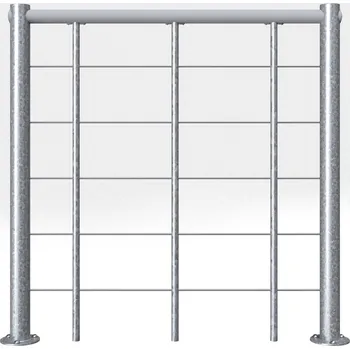 Zábradlí horní rovné Minka Spino Zink Smart Dodatečné zábradlí rovné-galerie - délka 1 běžný metr