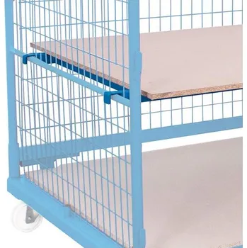 Závěsná police z dřevotřísky, vč. nosných ocelových profilů, délka 1200 mm