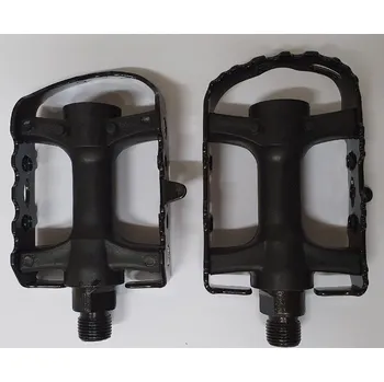 Pedál na kolo pedály kov/plast závit 9/16" kuličkové černé