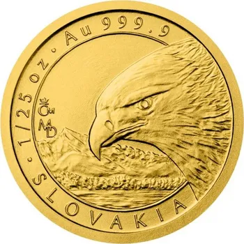 2022 - Zlatá mince 5 NZD Orel - 1/25 Oz - orientační cena