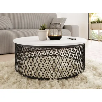 Konferenční stolek Konferenční stolek Nizzorte, Barva: černá / arktická bílá MIRJAN 5903211362606