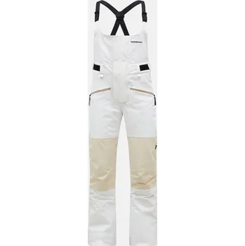 Dámské kalhoty KALHOTY PEAK PERFORMANCE W 2L STRETCH BIB PANTS OFFWHITE/SAND FOG