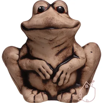 Zahradní dekorace Zahradní dekorace žába Pohodářka keramická