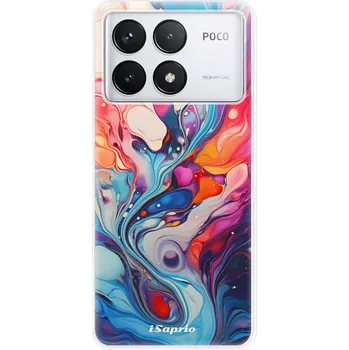 Odolné silikonové pouzdro iSaprio - Abstract Bubbles 01 - Poco F6 Pro