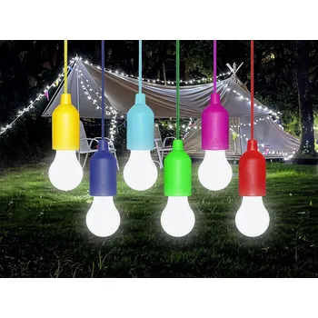 Svítilna FOYU LED kempingová žárovka, na baterie AAA