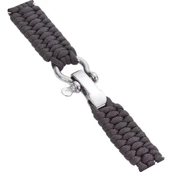 Příslušenství k chytrým hodinkám eses Paracord nylonový řemínek - Černý, 22 mm
