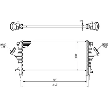 Chladič motoru Chladič turba HART 636 916