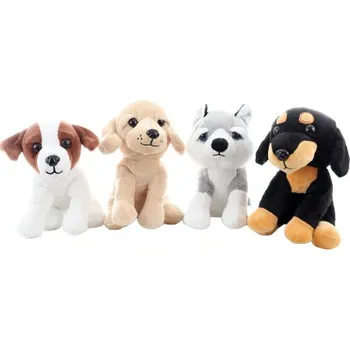 plyšák Plyš 4 druhy pes sedící 18 cm