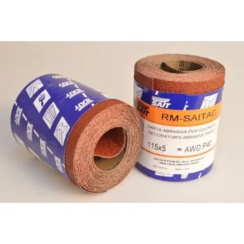 Brusný papír Minirole brusný papír SAITAC AWD 115x5 P120