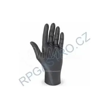 Rukavice Rukavice (Nitril) nepudrované černé `XL` [100 ks](68193)