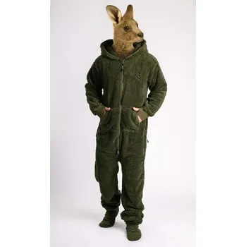 Dámský overall Dupačky teddy dusty green L - zelená