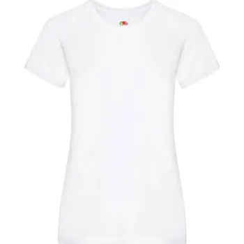 Cizojazyčná kniha Performance Women's T-shirt 613920 100% Polyester 140g Fruit of the Loom bílá 2469901