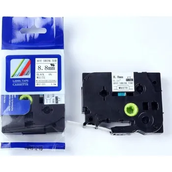 Pásek do tiskárny Naplnka Kompatibilní páska s Brother HSe-221 8,8mm x 1,5m, černý tisk