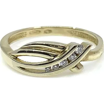 Prsten Diante Zlatý prsten s briliantem FT-BR0174Y