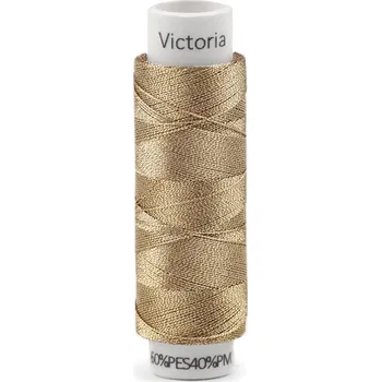 Nit Metalické nitě Victoria 100 m - 02 zlatá