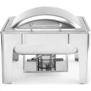 Chafing GN 1/2 saténový vzhled, HENDI, Profi Line, 4L, 365x370x(H)280mm