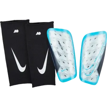 Fotbalový chránič Chrániče holení Nike Mercurial Lite SuperLock blankytné