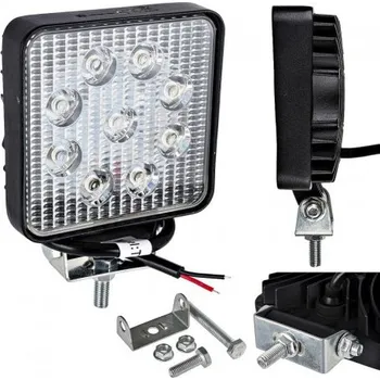 Pracovní světlo LAMPA ROBOCZA HALOGEN LED 27W 12V 24V 2100Lm 9-LED TRUCK LED 27796