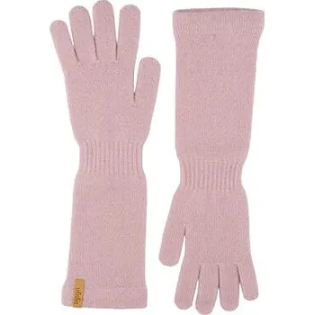 Rukavice Vlnka Dlouhé vlněné rukavice s kašmírem Vlnka R04 růžová velikost L