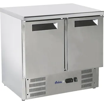 Chlazený stůl s pracovní deskou z nerezové oceli, Arktic, stůl chladící, 146L, 220-240V/143W, 900x700x(H)850mm