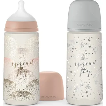 SUAVINEX KOJENECKÁ LÁHEV 360 ml L KORUNKA l SRDCE JOY