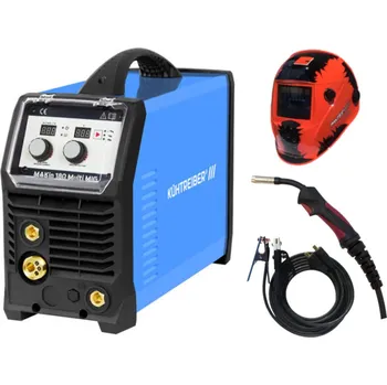 Svářečka Kühtreiber MAKin 180 Multi MIG + kabely + hořák + kukla