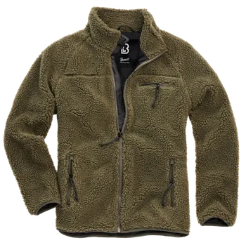 Pánská bunda Bunda Brandit Teddyfleece Jacket olivová - 4XL
