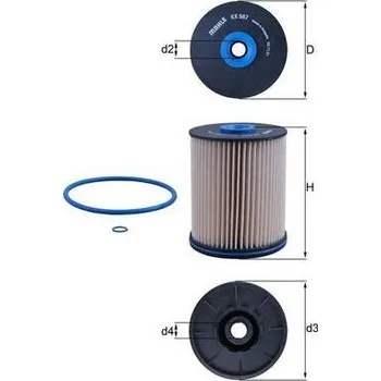 Palivový filtr palivovy filtr KNECHT KX 567D