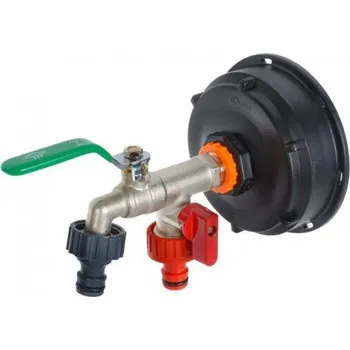 Ventil Kohout 1/2" ventil pro nádrž 1000l Ibc Mauzer závit S100x8 MZR 72044