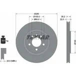 Brzdový kotouč TEXTAR 92057100