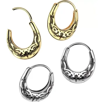 Náušnice Náušnice chirurgická ocel s ornamenty