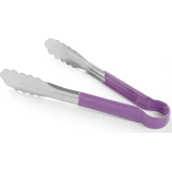 Kleště Servírovací kleště HACCP 250 mm, HENDI, Fialová, (L)250mm