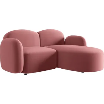 Pohovka Micadoni Sametová rohová pohovka Blair 194 cm, pravá