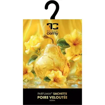 Osvěžovač vzduchu DEDRA Vonný sáček - sašetka, SAMETOVÁ HRUŠKA, PARFUMIA®, 8 g