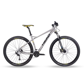 Horské kolo Horské kolo HEAD X-Rubi 1.0 29", greymatt/yellow Velikost rámu: 48cm