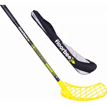 Florbalová hůl Floorbee Falcon SEMI 27 Carbon Composite + Stickbag vel. 104cm (=114cm) levá kulatá (levá ruka dole)