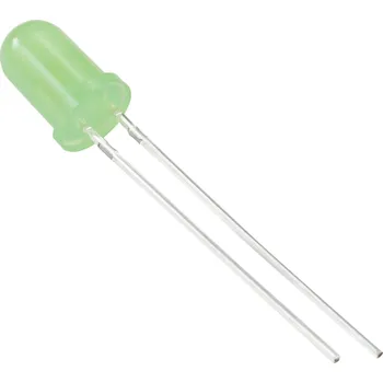 Polovodič TRU COMPONENTS LED s vývody 5 mm žlutozelená kulatý 5 mm 68 mcd 60 ° 20 mA